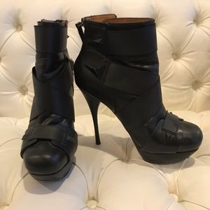 L.A.M.B. Black Bask Heels